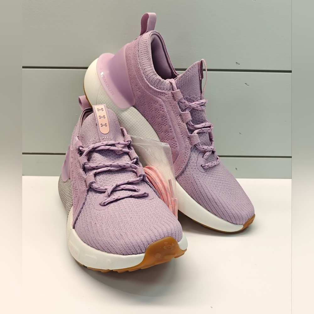 UA HOVR Phantom 3 SE Fresh Orchid Lilac White Running Sneakers size Women’s 8.5